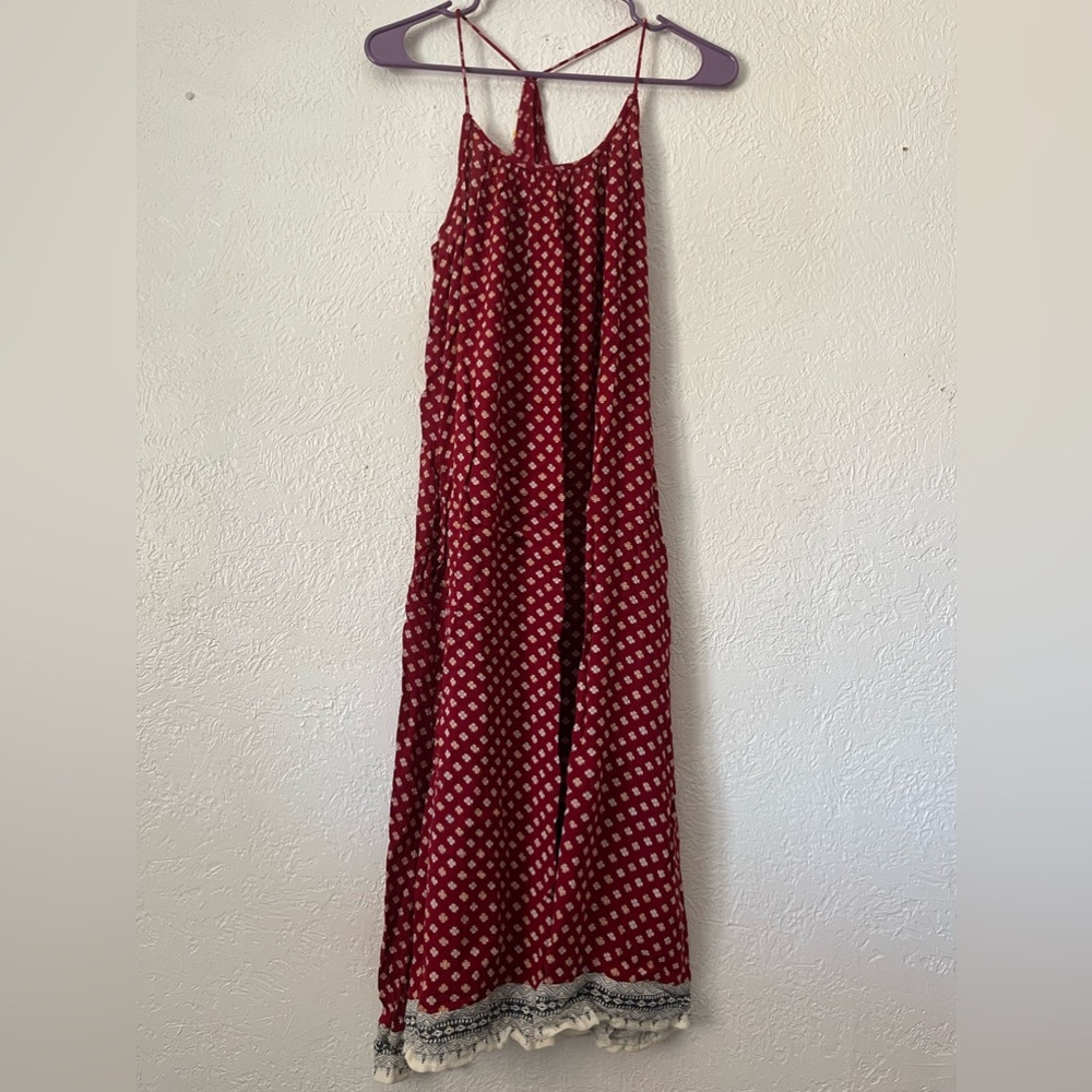 Maxi red dress from Mango. Size US 4.